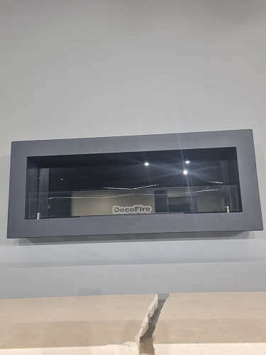 Настенный биокамин DecoFire Vega L комплект (выставочный образец)_0
